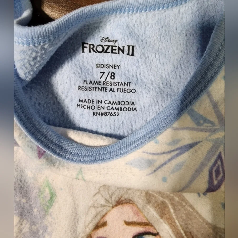 Girls Disney Frozen Fleece Long Sleeve Shirt - Picture 6 of 8